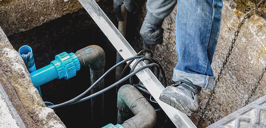 Zoeller Sewage Ejector Pump System in Lindenhurst